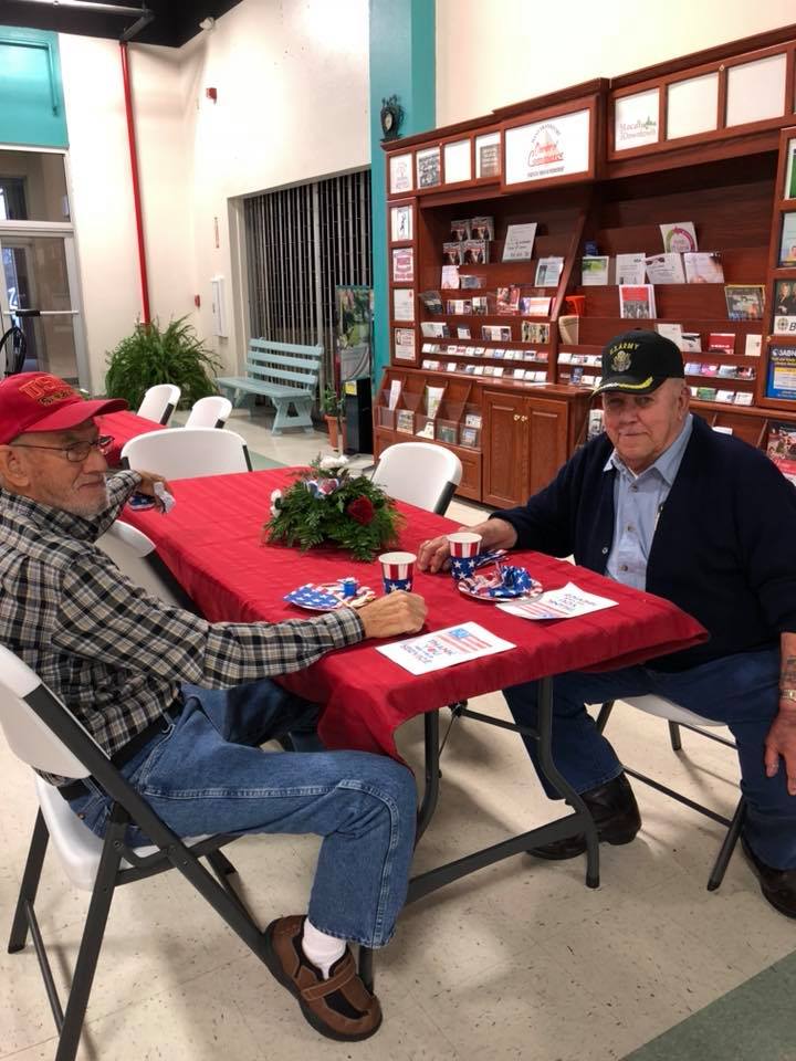 free coffee & donuts for veteran's event