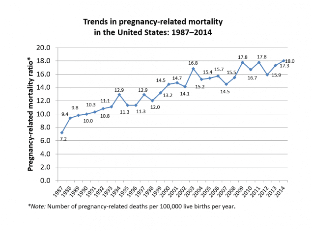 the rise of maternal mortality in the u.s., sam c. mitchell and associates